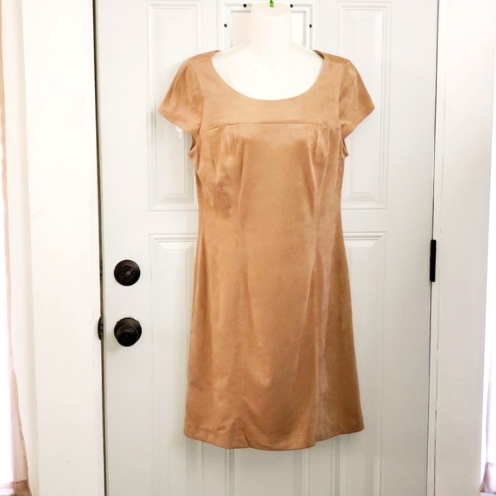 Nanette Lepore tan dress 10 NEW